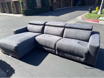 3 Piece Fabric Sectional Sofa With Chaise From Macys