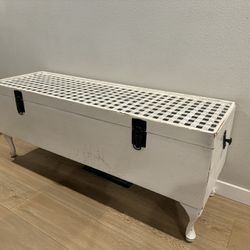 *Vintage Bench And Storage*