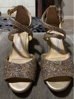 Women’s glittery heels