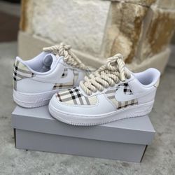CUSTOM AIR FORCE 1 “Burberry”
