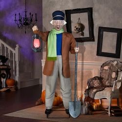 Disney 6-ft Disney The Haunted Mansion Life-Size Caretaker Motion Activated Animatronic