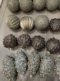 Large Ornaments Xmas Christmas