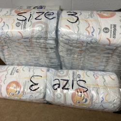 2 Packs Of Huggies Size 3 Diapers 