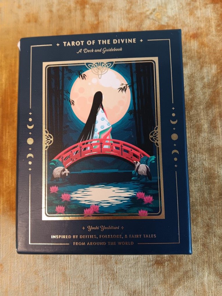 78 Pcs Tarot of the Divine A Deck and E-editionbook Inspired by Deities Folklore