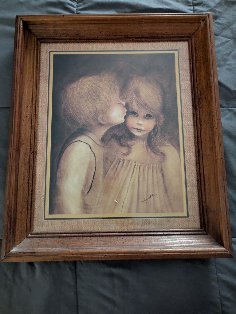 "A Little Kiss"  Wall Picture 