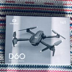 Brand new DEERC D60 Drones with Camera for Adults, Kids, FPV 1080P HD Video, Long Battery Life, Gravity Sensor, Foldable, Hobby RC Quadcopter DEERC D6
