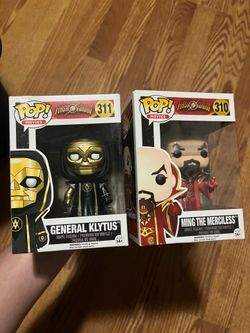 Funko Pop Flash Gordon Ming The Merciless #310 & General Klytus #311