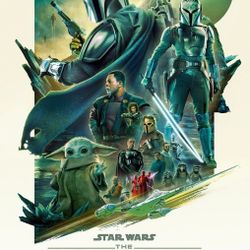 Star Wars The Mandalorian Season 3 - original DS movie poster 27x40 FINAL Grogu