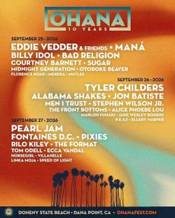 Sunday - Ohana Fest 2 tickets
