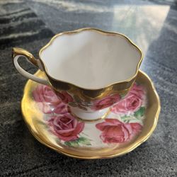 Fine Bone China Teacup And Saucer