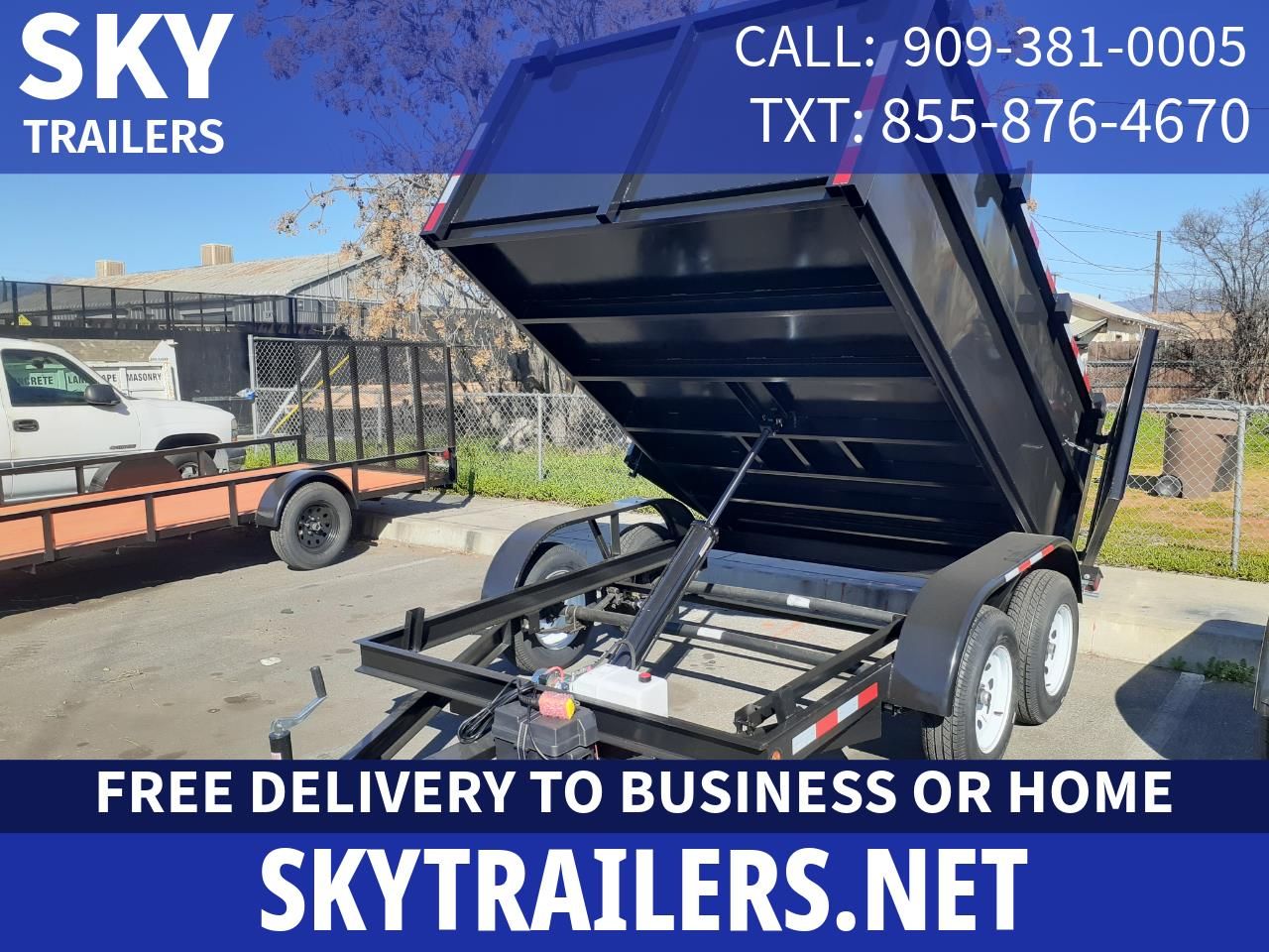 Dump Trailer 8x10x4 (2-3.5k)