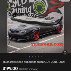 Subaru Impreza Lip Chargespeed 