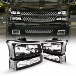 Headlights For Chevy Silverado Fits 2003 To 2006 Brand new In Box