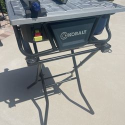 Kobalt Bench Tile Saw With Stand