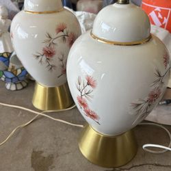 Matching Vintage Lamps