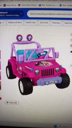 Barbie Jeep Wrangler Ride