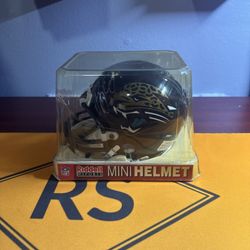 R Jay Soward Autographed Jacksonville Jaguars Riddell Mini Helmet Signed 
