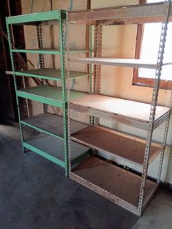 Storage shelves