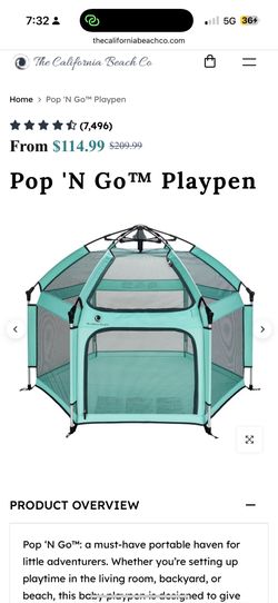 The California Beach Ca Pop 'N Go™ Playpen
