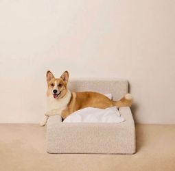 Luxurious pet bed frame with mattress + pillow + sham