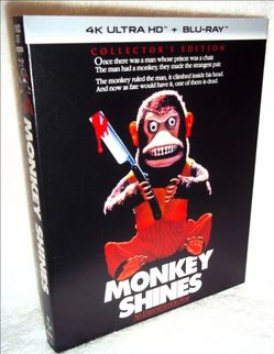 brand new sealed 4k blu ray monkey shines bluray
