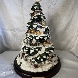 Thomas Kinkade Village Christmas Tree