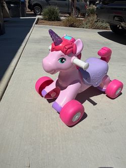 Kids Unicorn Ride-On Toy