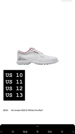 New Limited Air Jordan ADG 5 Golf Shoes Black Or White! 