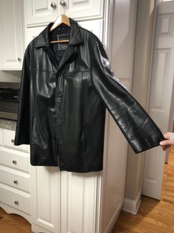 Authentic Wilson Leather Jacket Large - Male