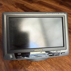 Alpine TME-M750A 5.5” Wide Color LCD Monitor – Vintage Car Video Display Made in Japan