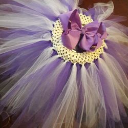 Purple And White Tutu