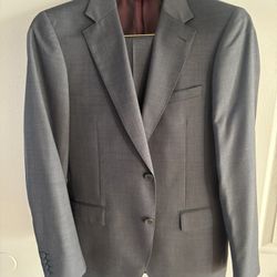 Mens suits (2) - Charcoal And Navy With Black Pinstripes