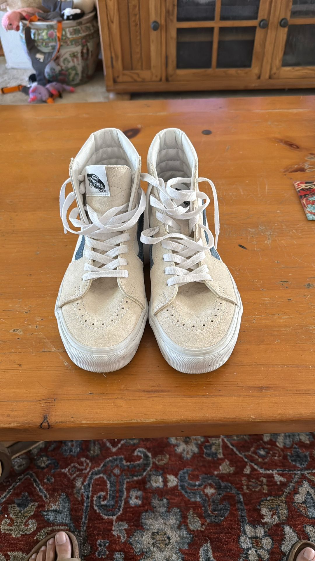 Vans Hi Top Suede And Canvas