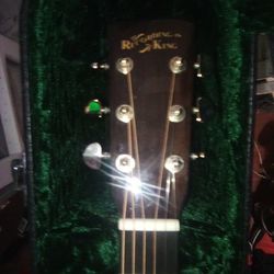 Recording King Electric Acoustic Guitar With Case