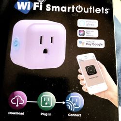 (New)Wifi Smart Outlet  ( 2 Avalable)