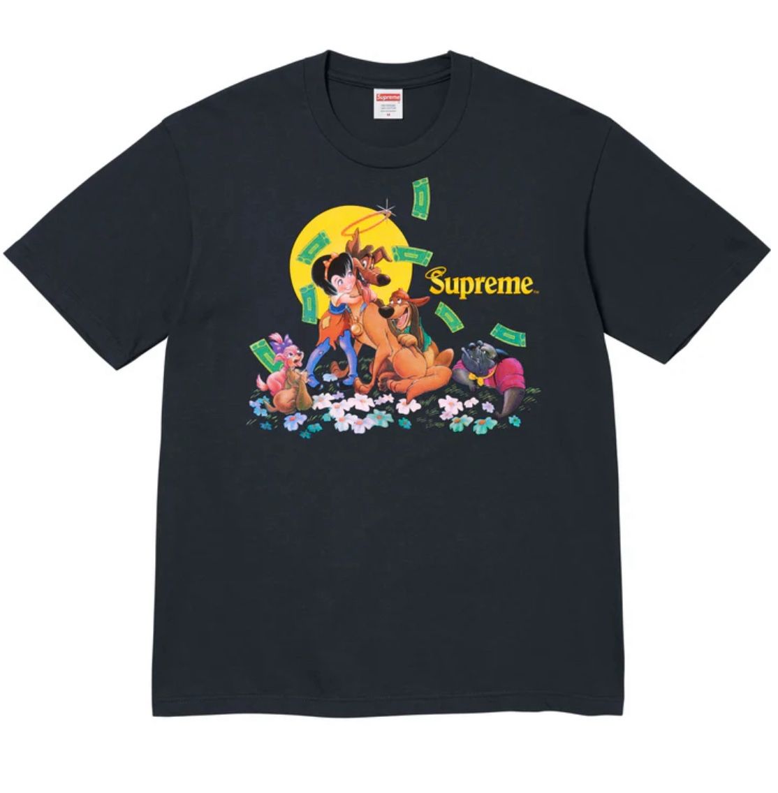 Supreme All Dogs Go To Heaven Tee Navy