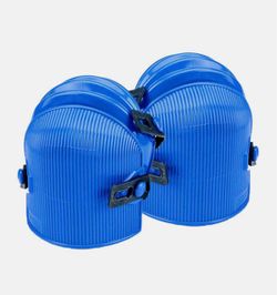 pair of Allegro Industries 7103 Flexible Nylon Foam Knee Pads sealed in a plastic package. • Brand: Allegro Industries • Model Number: 7103 • Material