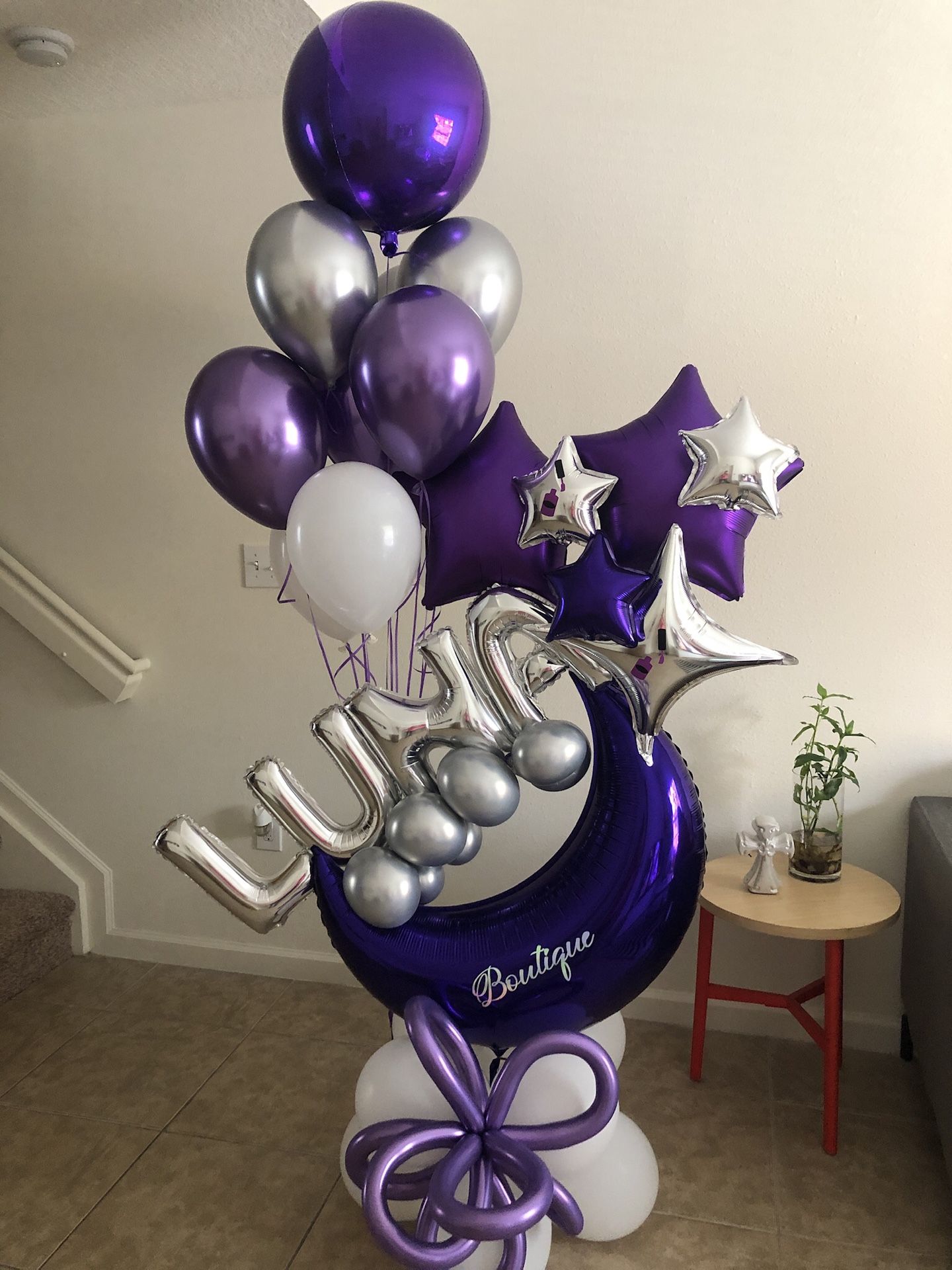 Crescent Balloons Bouquet