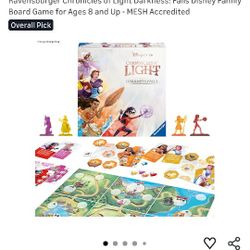 Ravensburger Chronicles of Light Darkness: Falls Disney Family Board Game for Ages 8 and Up - MESH Accredited