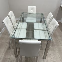 New- Dining Table With 6 Chairs