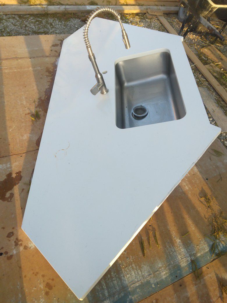 Sink Counter Top Quartz 88×39"