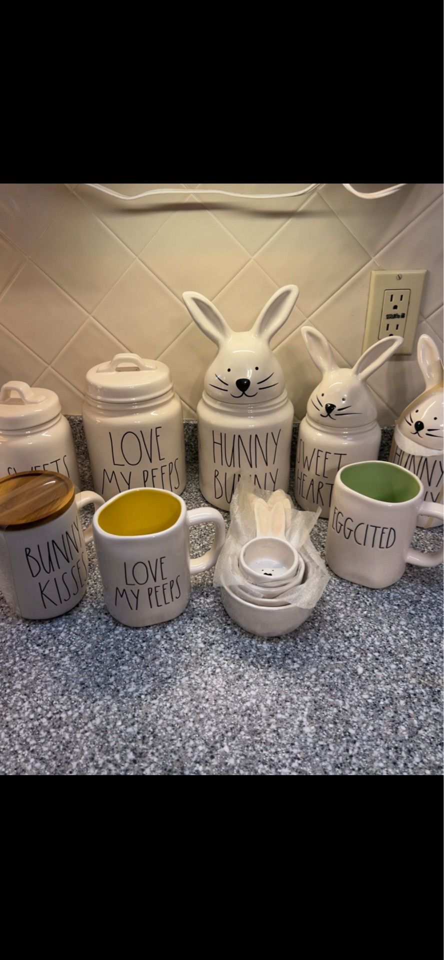 Rae Dunn bunny lot