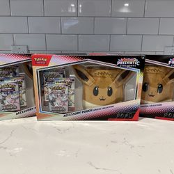 Pokemon Prismatic Evolutions Eevee Accessory Pouch