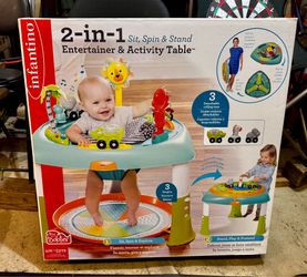 Infantino 2-in-1 Entertainer & Activity Table