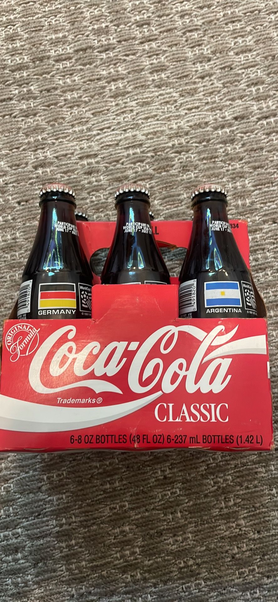Vintage Coca Cola 6 Pack