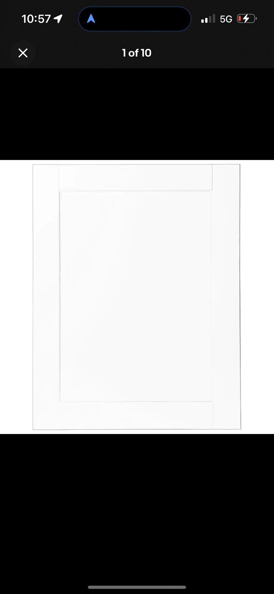 Shaker 23 In. W X 29.50 In. H Base Cabinet Decorative End Panel in Satin White