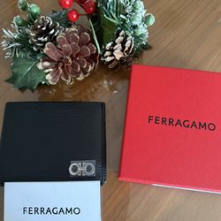 FERRAGAMO. Men's Revival Leather Bifold Wallet