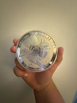 10oz of silver kookaburra coin
