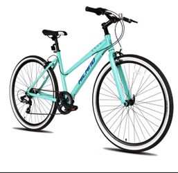 Hiland 700C Wheels Hybrid Bike for Mens and Womens