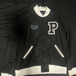“P” Leather Man Jacket 